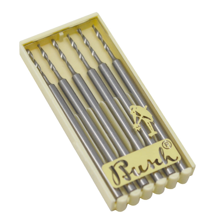 6/Pk Busch Twist Drills - Size 0.80 MM