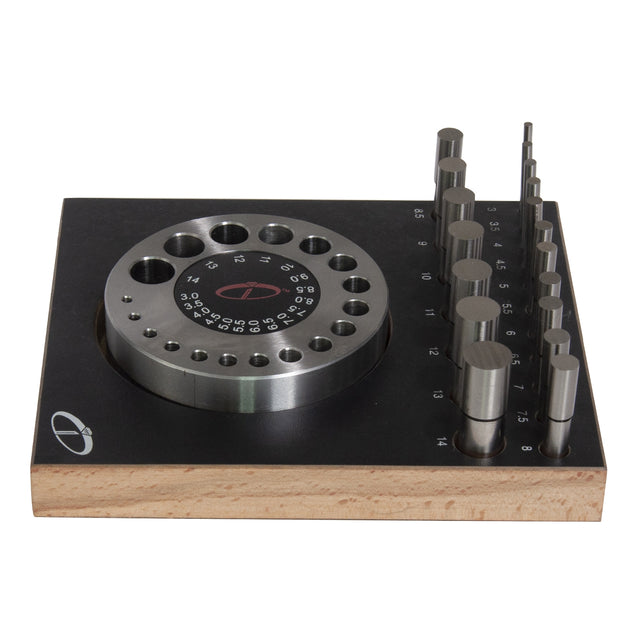 18 Piece Deluxe Disc Cutter Set - 3 MM to 14 MM by PMC Supplies