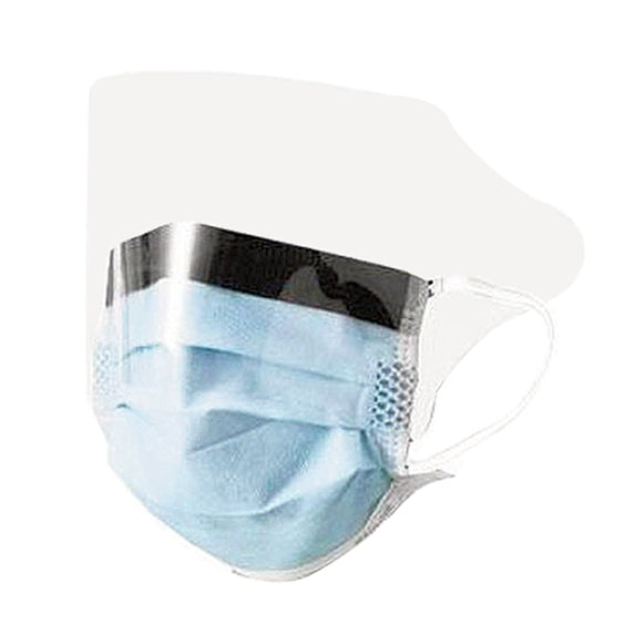 Package of 25 - Disposable Face Masks with Anti-Fog Shield - DISCONTINUED by PMC Supplies