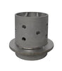 3" x 4" Perforated Flask Flange Stainless Steel Centrifugal Vacuum Casting Flask