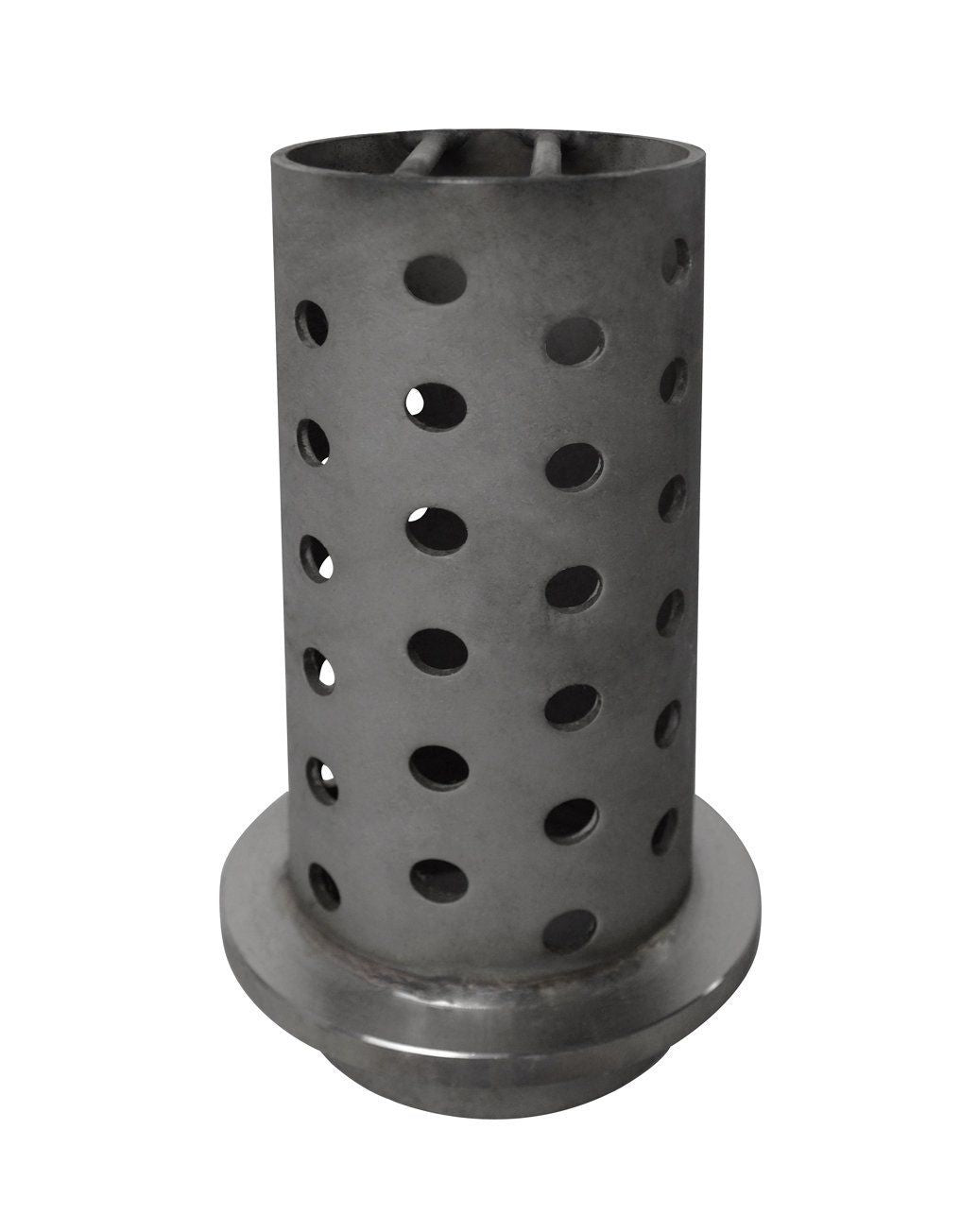 3" x 8" Perforated Flask Flange Stainless Steel Centrifugal Vacuum Casting Flask