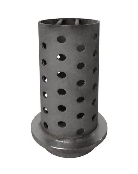 3" x 8" Perforated Flask Flange Stainless Steel Centrifugal Vacuum Casting Flask