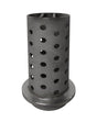3" x 8" Perforated Flask Flange Stainless Steel Centrifugal Vacuum Casting Flask