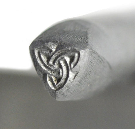 3/16" Steel Triquetra Celtic Knot Stamp