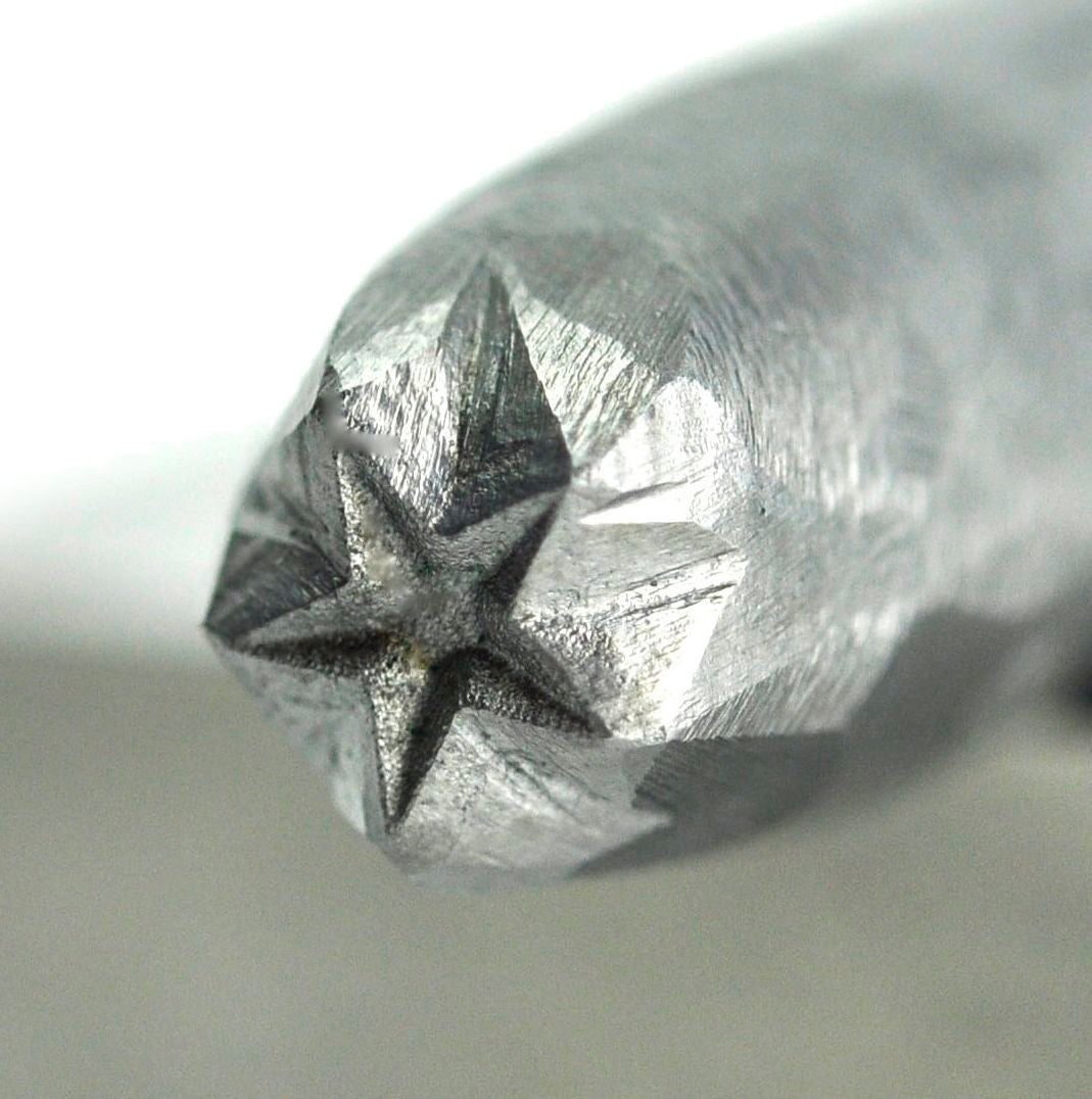 3/16" 5 mm Star Steel "Punch" Stamp 