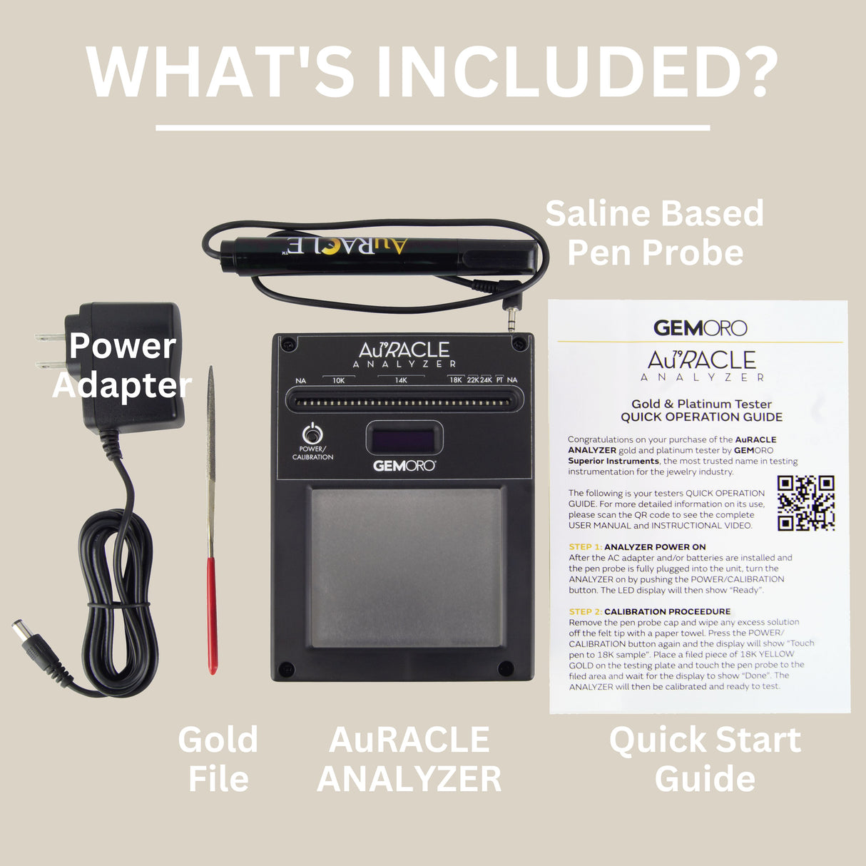 GEMORO AuRACLE Analyzer Professional Gold &amp; Platinum Tester