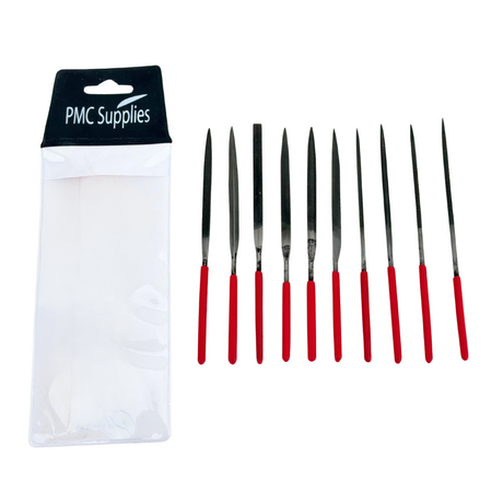 10-Piece Diamond Needle File Set – Precision Hand Files for Jewelry, Metal, Glass, Wood & Model Crafting