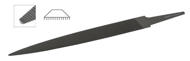 Glardon Vallorbe Swiss 8" Barrette File Cut 0 Coarse - LP1060 by PMC Supplies