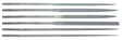 Glardon™ Vallorbe Swiss Needle File Set Cut #0 by PMC Supplies