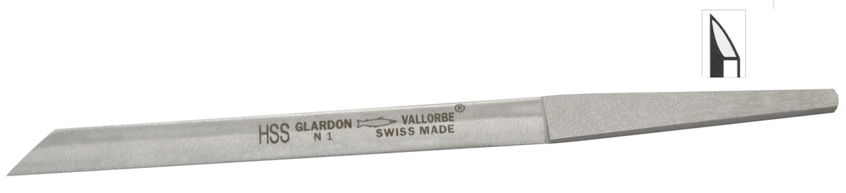 Glardon Vallorbe High-Speed Steel Onglette Graver - No. 1