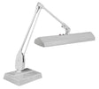 Dazor�� 2 Tube Fluorescent Light Desk-Type Lamp - Gray, 110V with 33" Reach