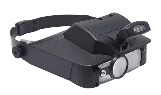 Head-Loupe Magnifier with LED Light & Interchangeable Lenses