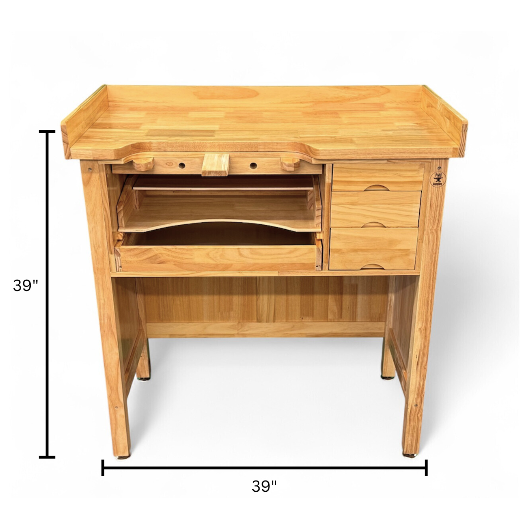 Deluxe Solid Wooden Jewelers Studio Work Bench