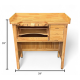 Deluxe Solid Wooden Jewelers Studio Work Bench