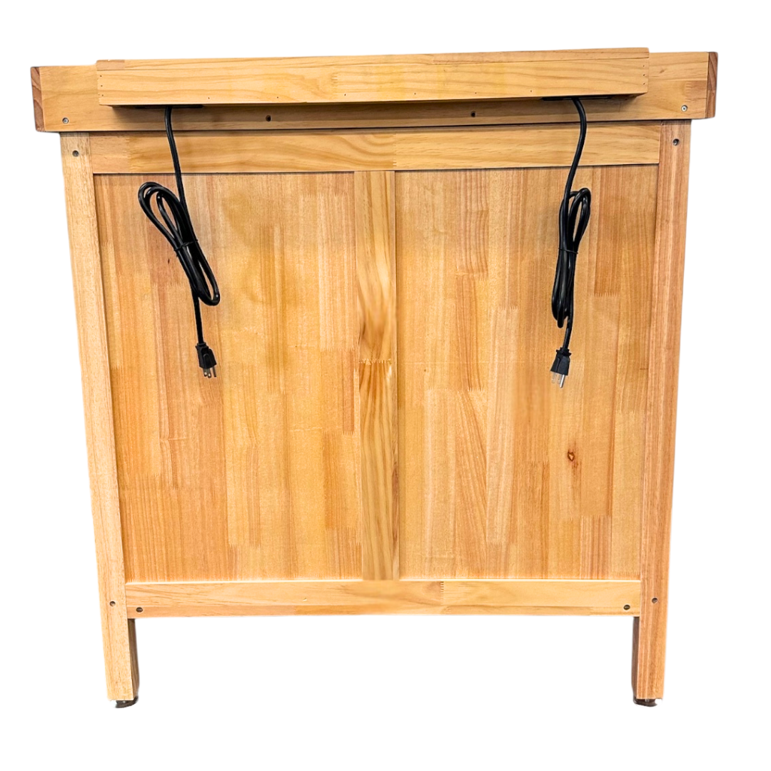 Deluxe Solid Wooden Jeweler’s Studio Work Bench with Power Outlets and USB Ports – Add On