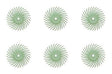 3M RADIAL 1 MICRON BRISTLE DISCS BRUSHES LIGHT GREEN 3/4" BRISTLE DISC BRUSH 6pc by PMC Supplies