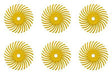 3M RADIAL 80 GRIT BRISTLE DISCS BRUSHES YELLOW 1" BRISTLE DISC BRUSH 6pc by PMC Supplies