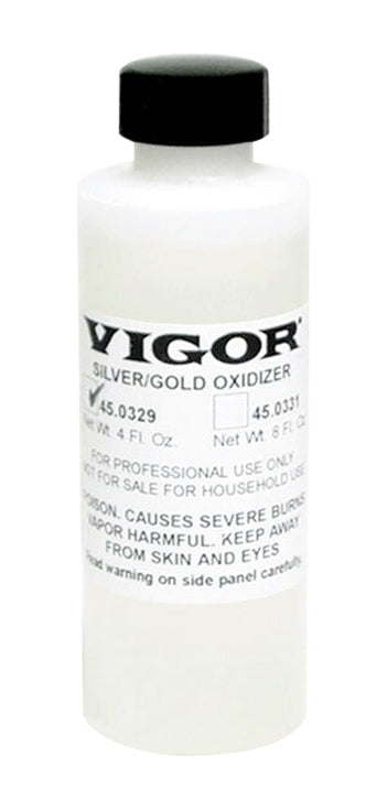 Vigor Silver and Gold Oxidizer - 4 Ounce Bottle by PMC Supplies