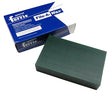 Hard 1/2 Lb Solid Dark Green Carving Wax