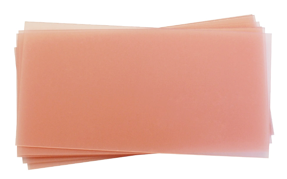 20 Gauge Ferris 3" x 6" Soft Pink Flexible Wax Sheets