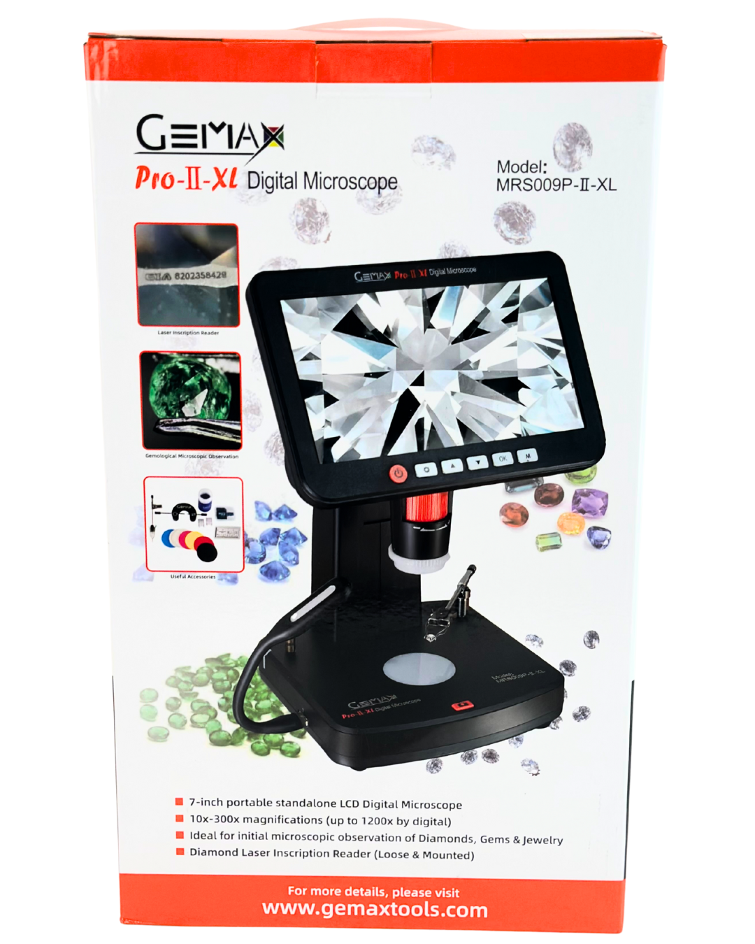 Gmax Pro Machine GEMAX Pro II XL Digital Microscope For Jewelers – PMC Supplies