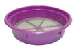 Purple plastic stainless steel classifier with 1/4 inch mesh screen for bucket filtration