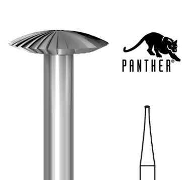 6/Pk Panther�� Knife-Edge Cut Burs - 1.0 MM