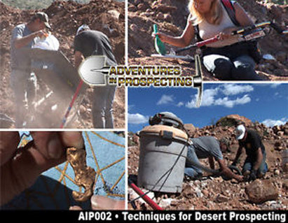 24K Techniques for Arizona Gold Prospecting DVD by PMC Supplies