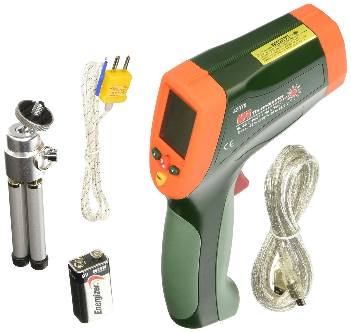 Dual Laser Infrared Thermometer 1832F by PMC Supplies