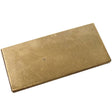GRS 011-347 Brass 12 Gauge Half-Hard Practice Plate 1" x 2"