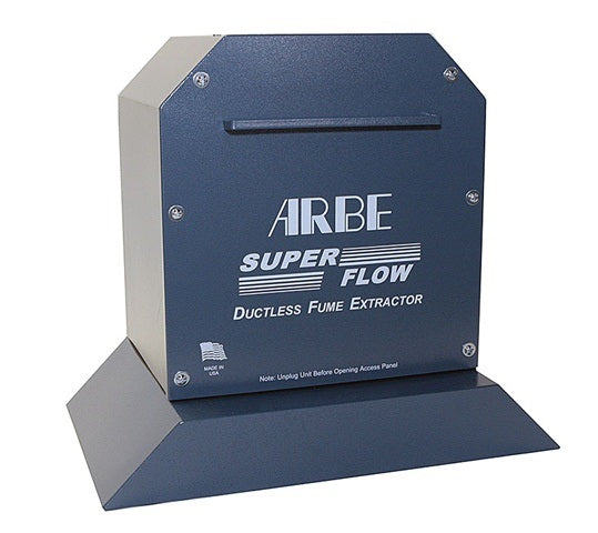 Arbe ductless fume extractor compact unit for safe air filtration in workshops and labs