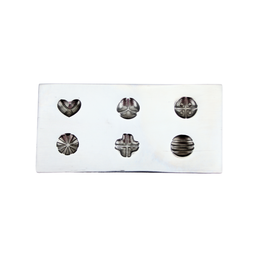 Deep Shot Plate Assorted Designs 6 Impression Dies