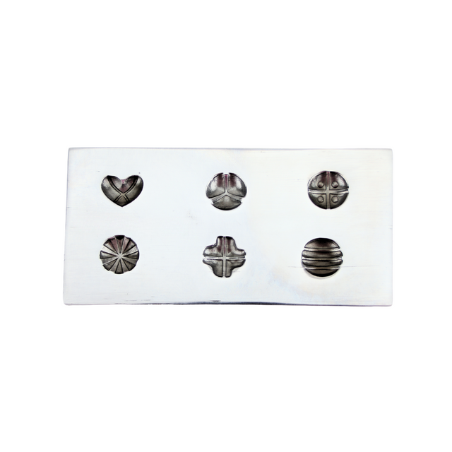 Deep Shot Plate Assorted Designs 6 Impression Dies
