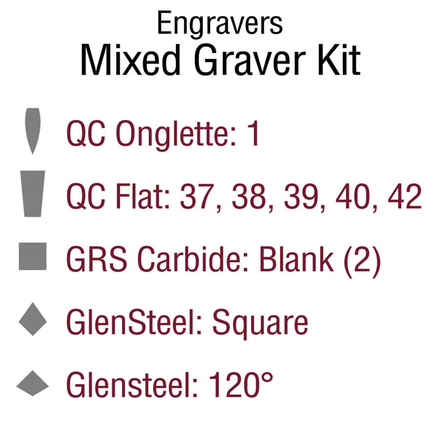 GRS Engraver's Graver Assortment