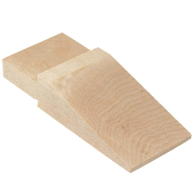 GRS Replacement hardwood BenchMate bench pin with flat and angled sides for jewelry making and engraving