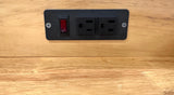 Power Outlets and USB Ports – Add On for Deluxe Solid Wooden Jeweler’s Studio Work Bench