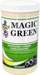 Magic Green Ultrasonic Cleaner 24 oz industrial strength powder for gold and silver ultrasonic cleaning concentrate