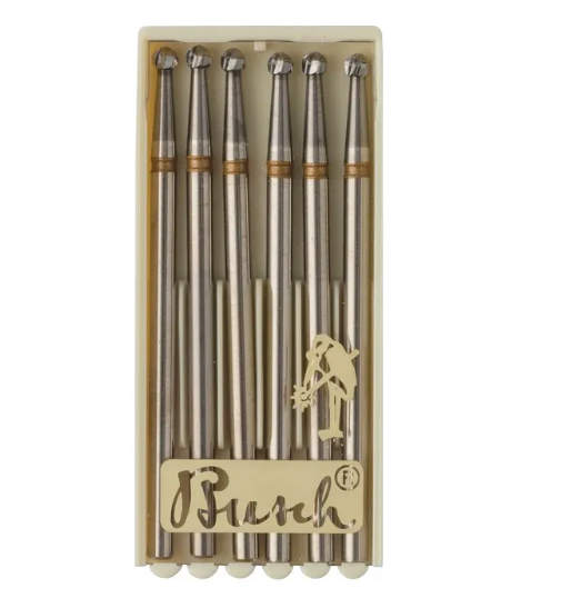 Busch® Round Burs Fig. 1 2.30mm (Pack of 6) PMC Supplies