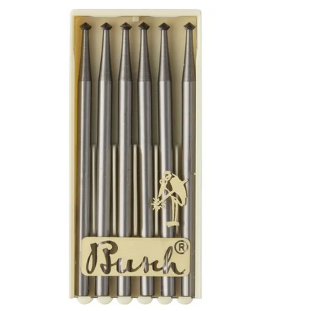 Busch® Hart 90° Burs Fig. 156 (Pack of 6)