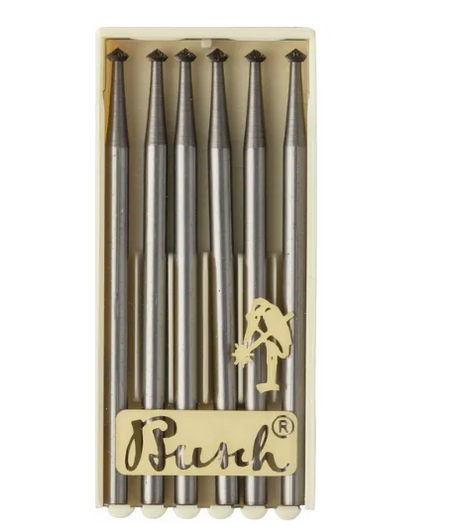 Busch® Hart 90° Burs Fig. 156 (Pack of 6)