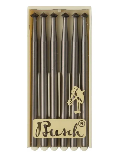 Busch® Hart 90° Burs Fig. 156 (Pack of 6)