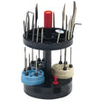 GRS 011-193 Graver Carousel For Quick Change Graver Tools With 4 Color Coded QC Tool Holders