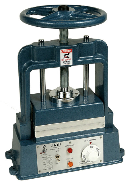 Arbe VD-102 Vulcanizer heavy-duty aluminum jewelry mold press with heat control and precise temperature settings