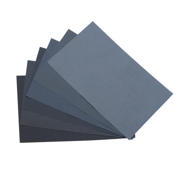 9" x 11" 3,000 Grit Wet/Dry Sanding Paper - 100 Sheets