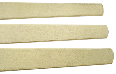 Chamois Half Round Buff Pack of 3 Sticks