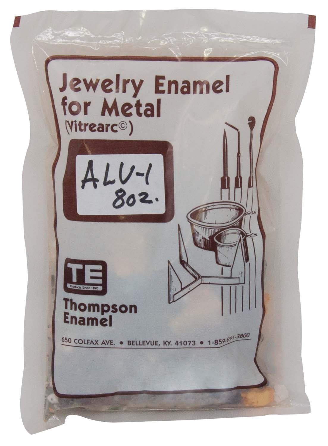 Thompson Lead-Free Jewel-Effect Lump Transparent, Opaque Enamel ALV-1