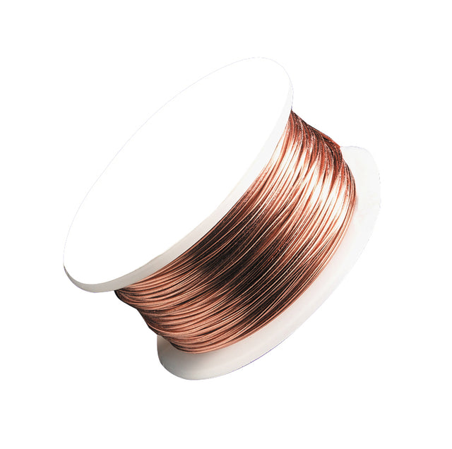 28 Gauge Bare Copper Artistic Wire Spool - 40 Yards