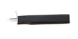 Compact black knotting tool for beadwork with integrated awl and tweezers, suitable for pearls and crystals.