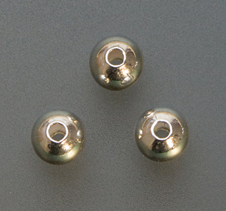 Silver plated seamed bead crimp covers 4mm round jewelry findings pack