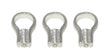 Pack of 80 Silver Plated EZ Crimp Ends